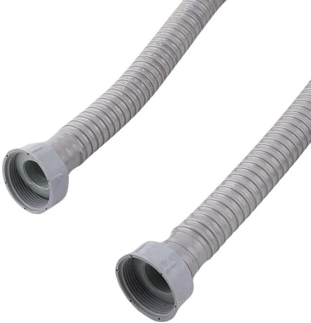 Alt view image 2 of 3 - 3.5Ft Washing Machine Pvc Y Shaped Drain Discharge Hose Washer Pipe Connector , Rotary Interface,with 2 Waterproof Rings