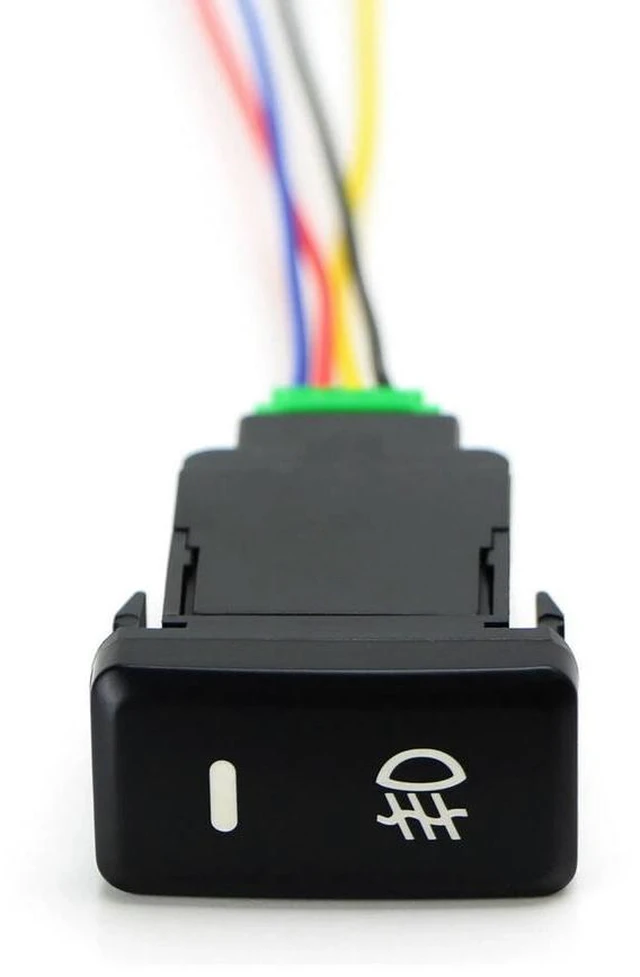 Main image of 2X Auto Retrofit Switch Waterproof Toggle Switch Fog Lamp Switch With 4 Line For Toyota Lexus White Light