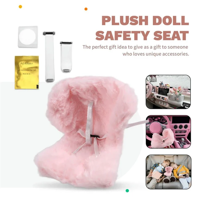 Alt view image 2 of 3 - Idol Car Ornament Mini Plush Safety Seat Car Decoration Accessories