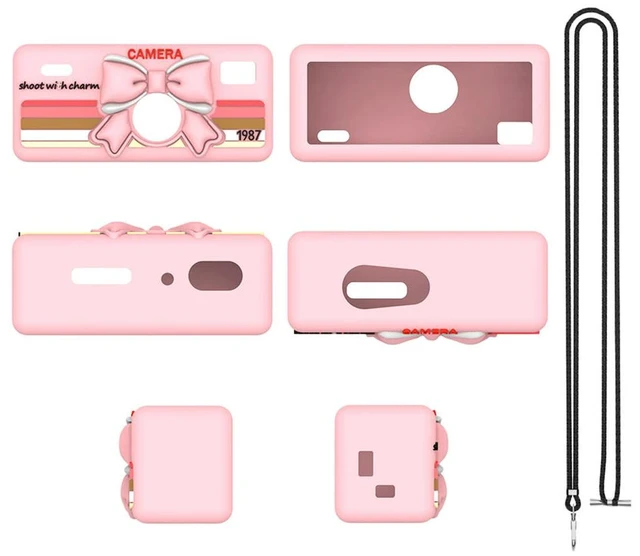 Main image of For KODAK CHARMERA Keychain Digital Camera Silicone Protective Case with Lanyard Silicone Cameras Protective Cover Anti-Scratch