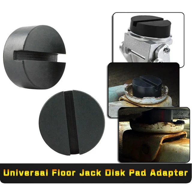 Alt view image 3 of 3 - 2X Car Rubber Disc Pad Car Vehicle Jacks Jack Pad Frame Protector Rail Floor Jack Guard Adapter Tool