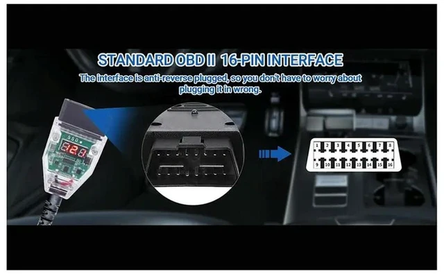 Alt view image 3 of 3 - OBD Car ECU Memory Saver Cable With 2 Clips, Power Off Memory Saver, 12V Digital Display Connector Replacement Kit