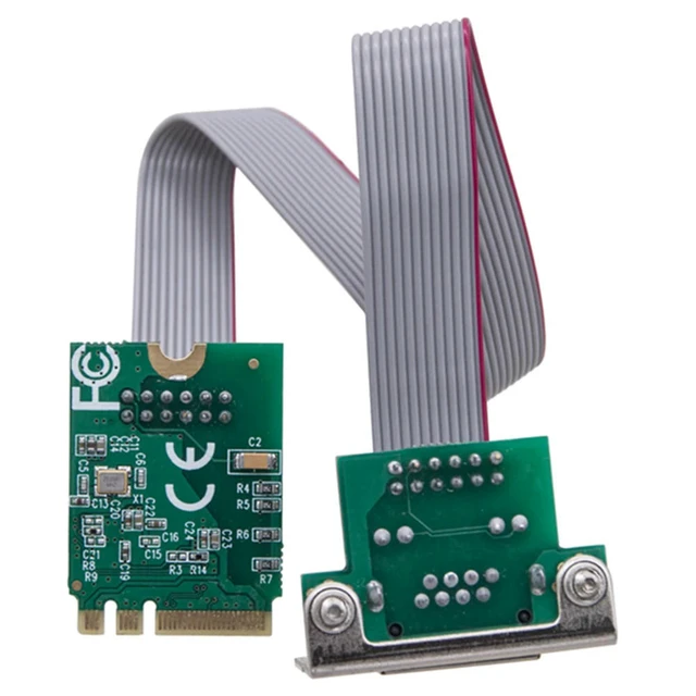 Alt view image 3 of 3 - M.2 Network Card 10/100/1000Mbps Ethernet Network Card RTL8111H Chip M.2 A+E Ethernet Adapter for Desktop PC for Linux