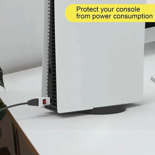 Alt view image 2 of 3 - Protect Switch Button Adapter Game Console ON/Off Power Failure Protection Device for PS5/PS4/PS3/Xbox Series X