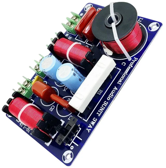 Main image of 250W HiFi Audio Speaker Crossover Treble Medium Bass 3 Ways Audio HiFi Filter Circuit Board 5200Hz-5500Hz DIY Home Audio Systems