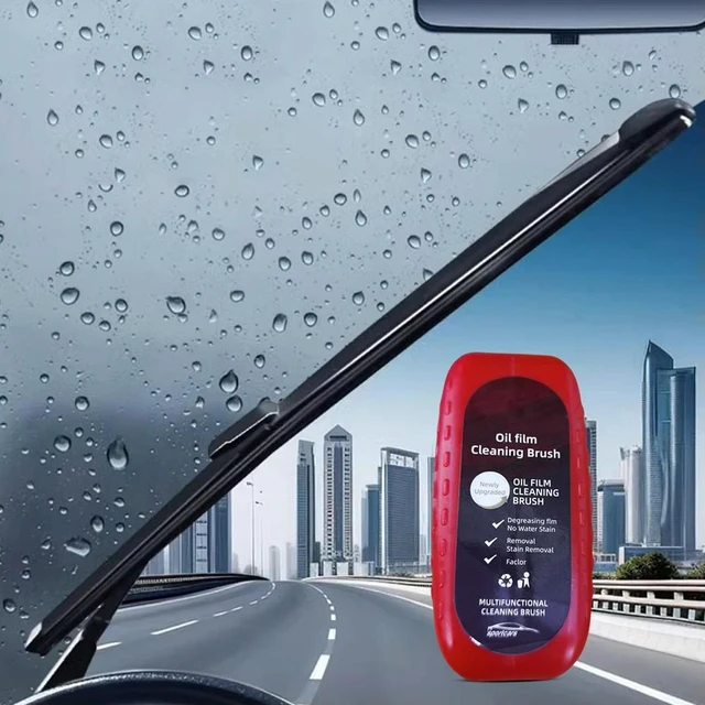 Main image of Windshield Oil Film Cleaner Car Windshield Cleaner Removes Dirt Glass Polishing Agent Powerful Windshield Oil Film Stain Removal