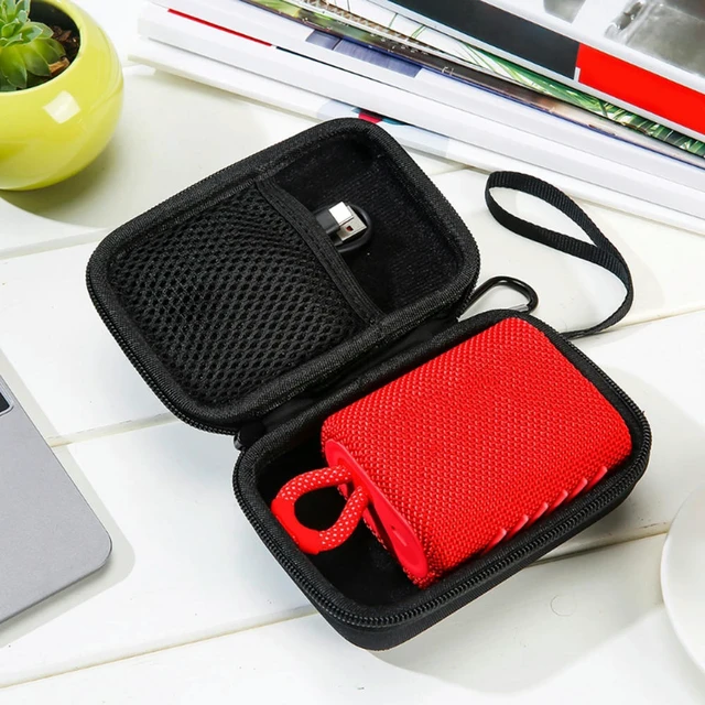 Alt view image 2 of 3 - Hard EVA Travel Case for JBL Go5/Go4/Go3 BT Speaker Protective Case with Wrist Strap & Zipper Anti-Scratch
