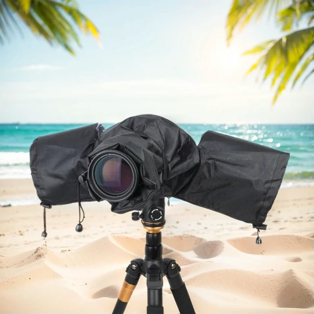 Alt view image 2 of 3 - Waterproof Camera Rain Cover Rain Black Rain Covers Rainproof Accessories for DSLR SLR Cameras