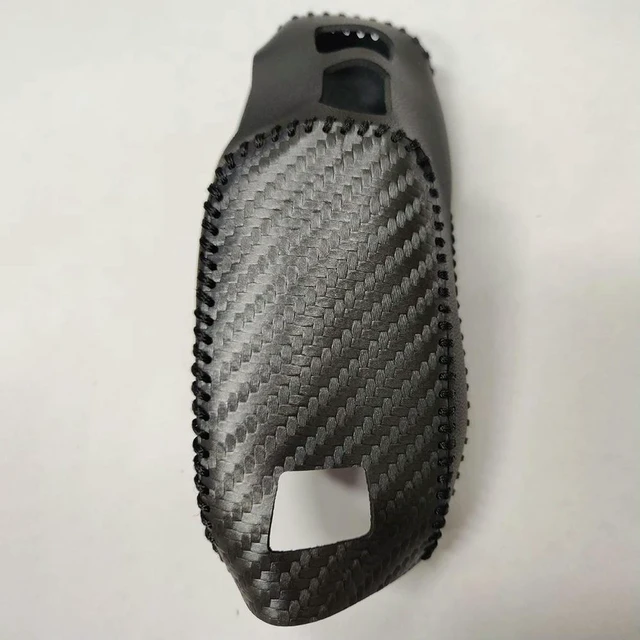 Alt view image 2 of 3 - PU Leather Car Gear Shift Cover Shifter Lever Stick Cover For 4008 3008 5008 508 Citroen DS7 2017-2020