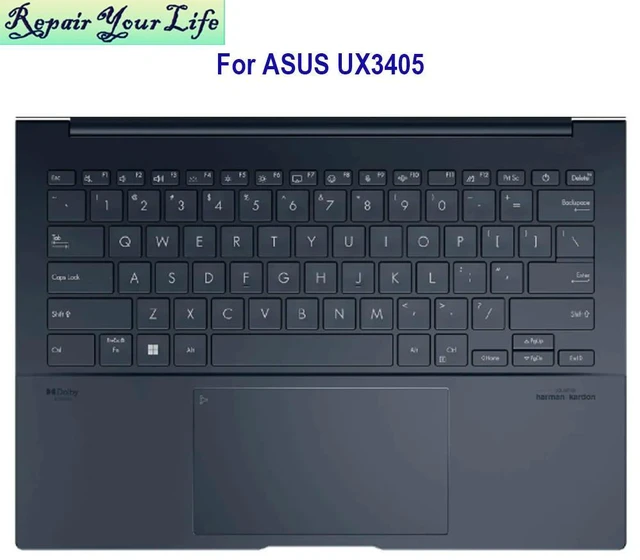 Main image of Laptop Keyboard Dust Cover For Zenbook 14 OLED UX3405MA UX3405 UX3405MA-PZ075W 2024 TPU Clear Teclado Skin Protector