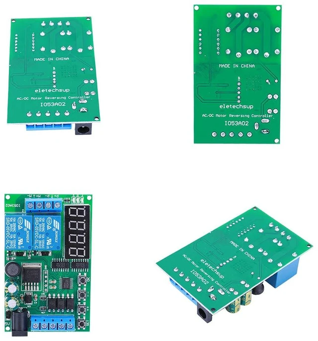 Main image of DC 5-24V Motor Forward Reverse Controller Time Relay Forward Reverse Control Limit Start Stop Switch for PLC Car Garage Door