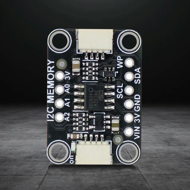 Alt view image 2 of 3 - 24LC32 EEPROM 4KB Memory Module DC 1.7V-5.5V I2C Bus Interface Data Module for Device Configuration Datas Recording