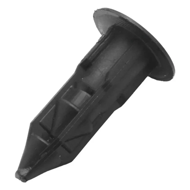 Alt view image 2 of 3 - 150 Pieces Plastic Parts 8 Mm Black Hole Bumper Rivet Clip Closure