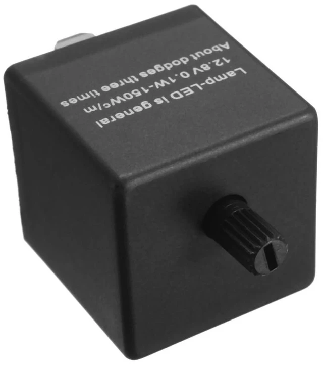 Main image of 3X 12V 3 Pin LED Adjustable Car Flasher Flash Relay For Turn Signal Light Indicator