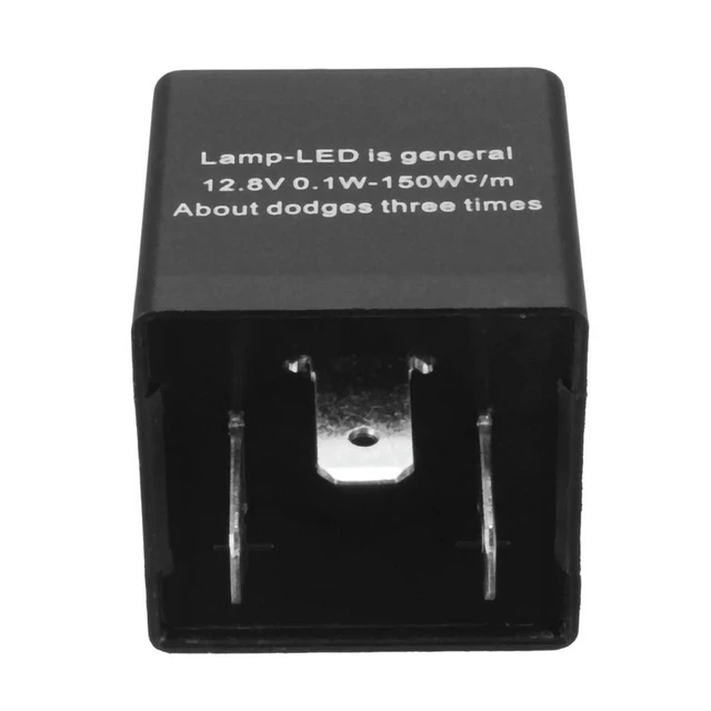 Alt view image 2 of 3 - 3X 12V 3 Pin LED Adjustable Car Flasher Flash Relay For Turn Signal Light Indicator