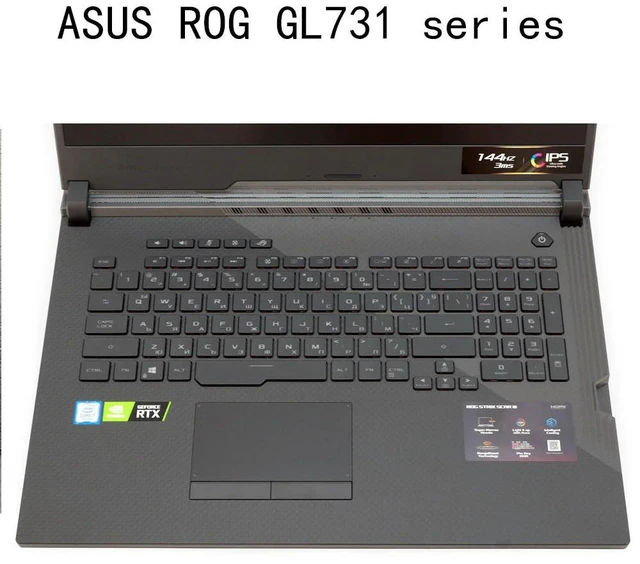 Main image of Keyboard clear skin Cover Silicone 2019 for ROG Strix G Hero Iii Scar 3 GL731 GL731GT GL731GU G731 GW 17.3 inch soft TPU