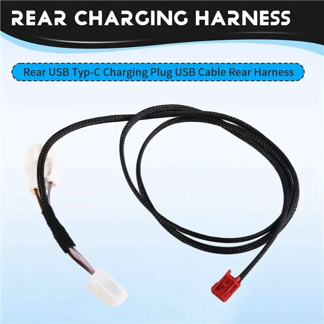 Alt view image 2 of 3 - Rear USB Typ-C Charging Plug For VW Golf 7 MK7 For Tiguan L Passat B8 Skoda Kodiaq Karoq Octavia USB Cable Rear Harness