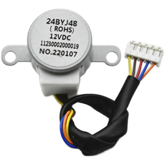 Alt view image 2 of 3 - DC 12V 24BYJ48 Is Suitable For AUX Air Conditioner Hanging Swing Blade Sweep Motor 15cm Wind Guide Motor