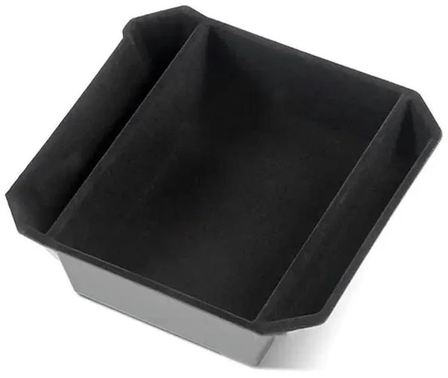 Main image of Center Console Organizer For Tesla Cybertruck 2024, Upgraded Flocked ABS Tray Box For Cybertruck Replacement