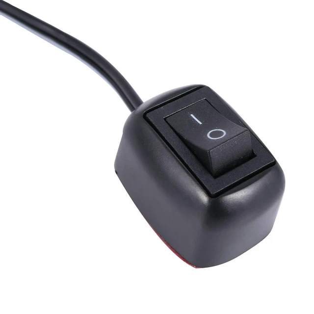 Alt view image 3 of 3 - 4X Car DIY Switch Water Drop Shape Button Switch OFF/ON DC 12V For Fog Lights, DRL, LED Light Bar, Etc