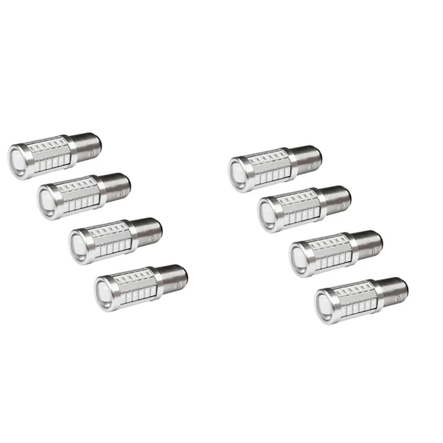 Alt view image 3 of 3 - 8Pcs Red 1157 P21/5W Bay15d Super Bright 33 Smd 5630 5730 Led Auto Brake Lights Fog Lamp 21/5W Daytime Running Light