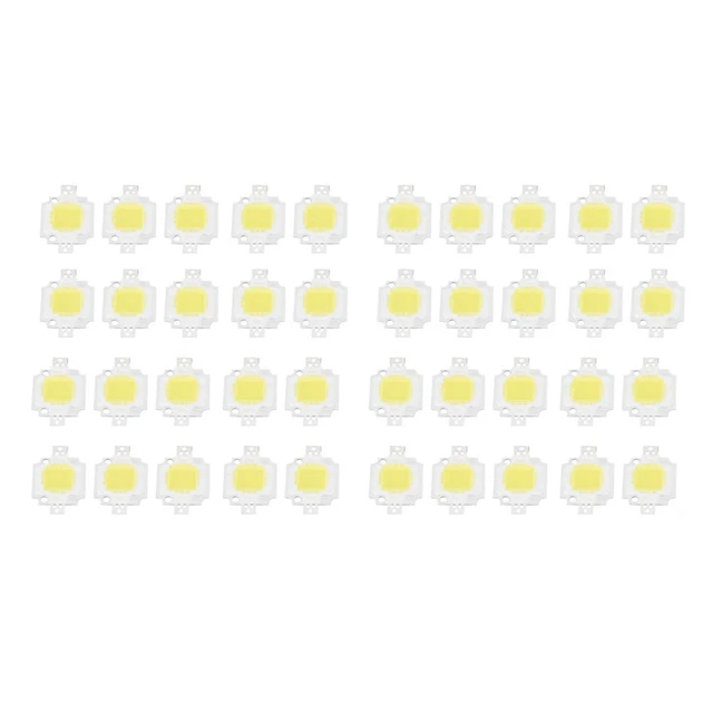 Alt view image 2 of 3 - 40PCS 10W LED Pure White High Power 1100LM LED Lamp SMD Chip Light Bulb DC 9-12V
