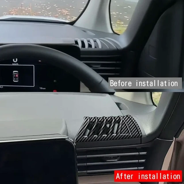 Alt view image 2 of 3 - Car Interior Accessories For Delica MINI 2026 Air Conditioner Vent Frame A/C Air Outlet Panel Car Dashboard