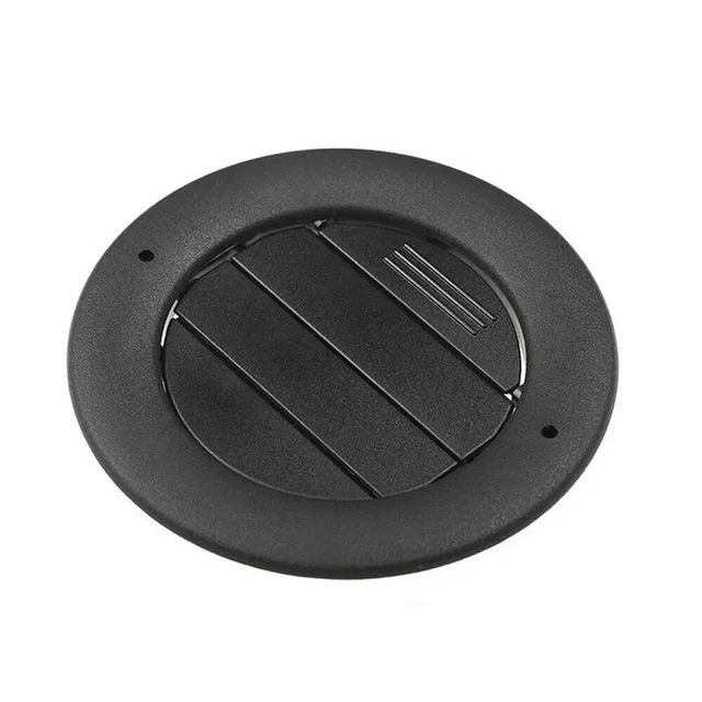 Alt view image 2 of 3 - 1 PCS Air Vent AC Heater Vent Ceiling Roof Round Replacement Black For 2011-2014 Ford Expedition Navigator