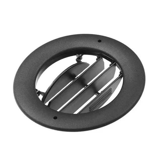 Alt view image 3 of 3 - 1 PCS Air Vent AC Heater Vent Ceiling Roof Round Replacement Black For 2011-2014 Ford Expedition Navigator
