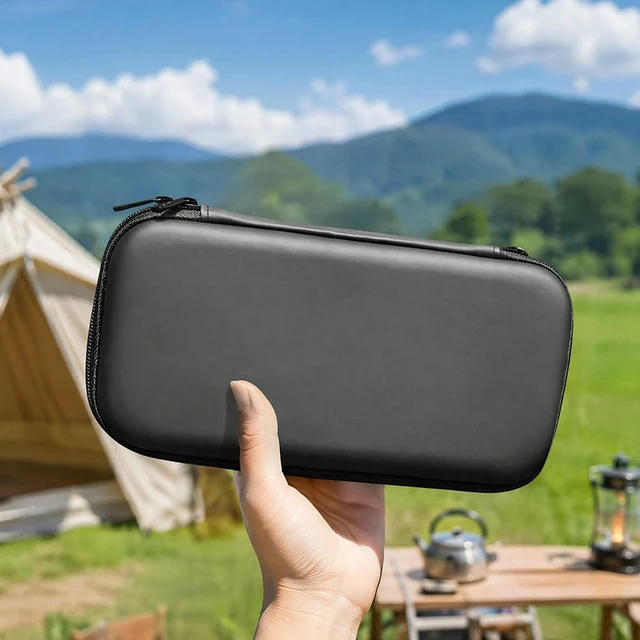 Alt view image 3 of 3 - Protective Hard Shell Pouch for Nintendo SW 2 Advanced Hard Cases EVA Protective Cases for Outdoors Travelling Camping