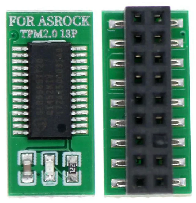 Main image of 18 Pin TPM 2.0 Securitys Module for Compatible Trusted Platform Module Hardware Encryption Win11 LPC Interface Plug And Play