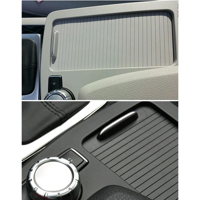 Alt view image 2 of 3 - 2X Car Inner Indoor Centre Console Roller Blind Cover For -Mercedes C/E-Calss W204 S204 W212 S212 A20468076079051 Grey