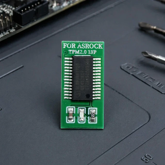 Alt view image 3 of 3 - 18 Pin TPM 2.0 Securitys Module for Compatible Trusted Platform Module Hardware Encryption Win11 LPC Interface Plug And Play