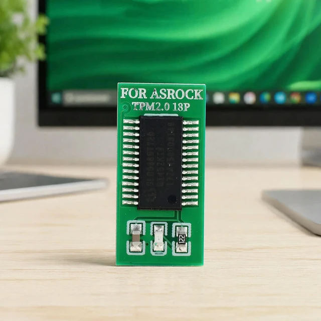 Alt view image 2 of 3 - 18 Pin TPM 2.0 Securitys Module for Compatible Trusted Platform Module Hardware Encryption Win11 LPC Interface Plug And Play
