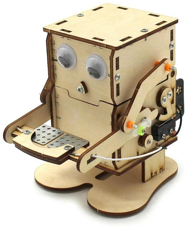 Alt view image 3 of 3 - Robot Eating DIY Model Teaching Learning STEM Project for Students Kids