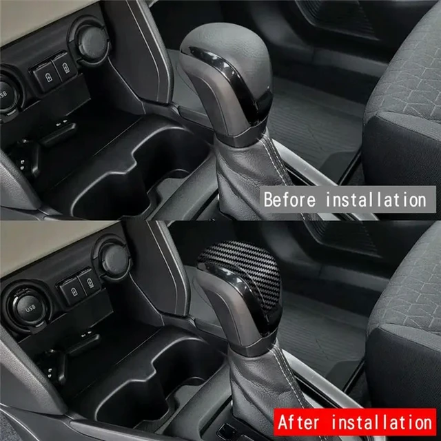 Alt view image 3 of 3 - Interior Car Accessory Shift Knob Trim Sticker Gear Shift Decoration For Fronx 2024