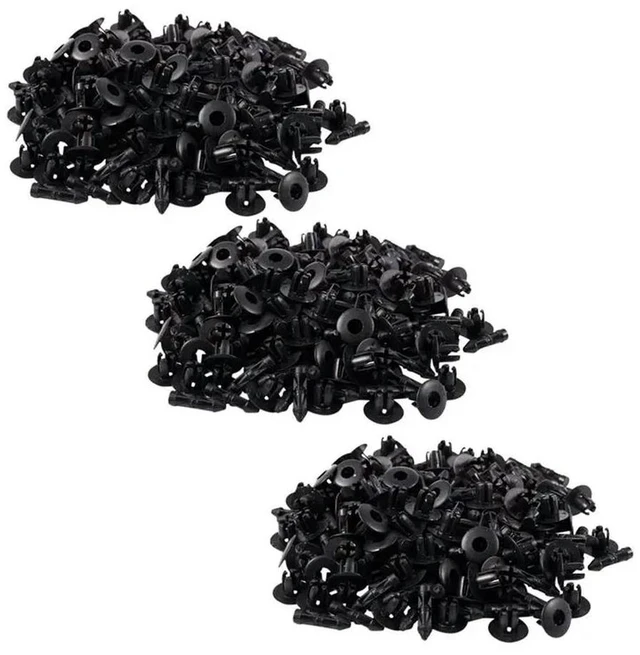 Main image of 7Mm Hole Plastic Rivets Fastener Auto Car Fender Bumper Push Clips 300 Pcs