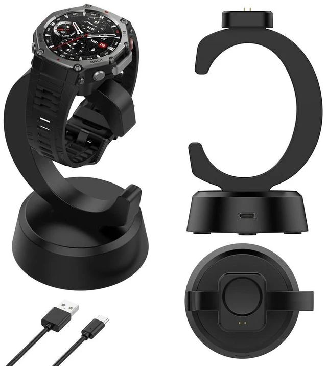 Main image of For Huami T-REX3 Pro Lihgtweight Watch Charger Anti-Slip Magnetic Charging Cable Wear Resist Precise Charger Adapter