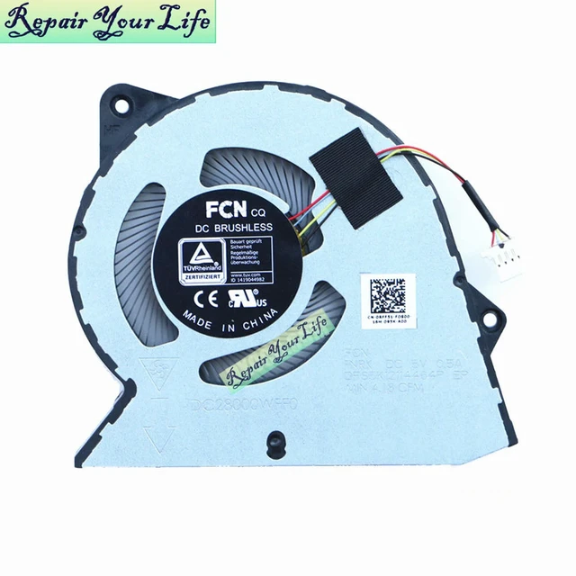 Alt view image 2 of 3 - RFF51 Computer Cooling Fans For Vostro 3420 3250 3510 for Inspiron 3511 3515 0RFF51 Processor Cooler Radiator DC28000WFF0