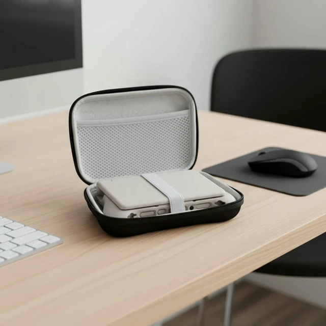 Alt view image 2 of 3 - Compatible for AYN THOR Carry Bag Carrying Case Shockproof Protective Case Game Accessories for Travel and