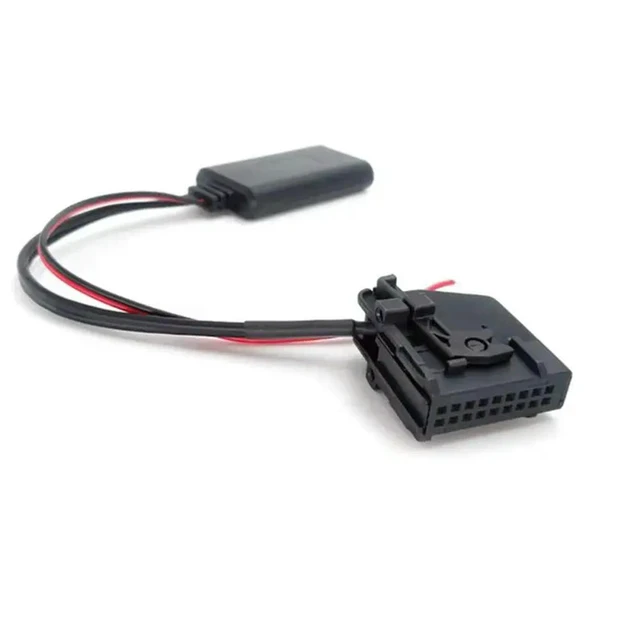 Alt view image 2 of 3 - Car 18 Pin Audio Adapter Bluetooth Aux Input Cable For Mercedes Benz W208 W209 W210 COMAND 2003-2006 Headunit Pinout