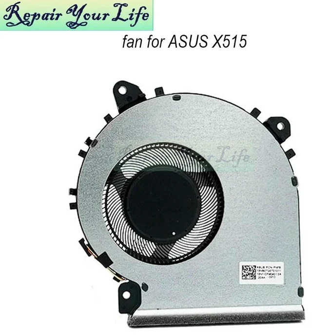Alt view image 2 of 3 - CPU Cooling Fan For VivoBook 15 X515 X515EA X515EP X515EANS X515MA F515 Notebook Processor Cooler Radiator 13NB0SQ0T01011