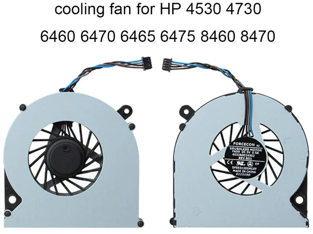 Main image of CPU Cooling Fans For ProBook 4535S 4730S 4530S EliteBook 6460B 6465B 6470 8460 8470 Notebook Cooler Radiator Fan 4Pins