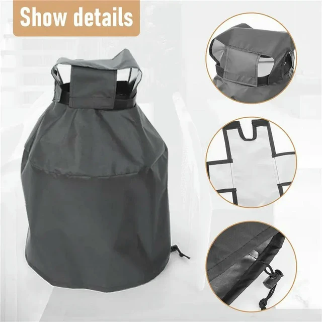Alt view image 2 of 3 - 20 Lbs Propane Tank Cover,Travel Trailer Propane Tank Cover,Water & Wear-Resistant,Traveling & Camping