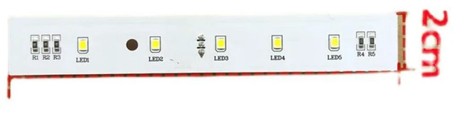 Main image of LED Light Board for Midea Refrigerator Light Driver Integrated BCD-536WKM 17431000000072 Fridge LED PCB Board Bar
