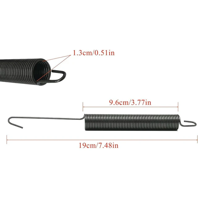 Alt view image 3 of 3 - 2Pcs Dishwasher Door Spring for CDB350NW5A CDB350NW6B CDB350NW7B CDB350NW8B CDB350NW9B CDB400KB0 Dishwasher Door Repair Part