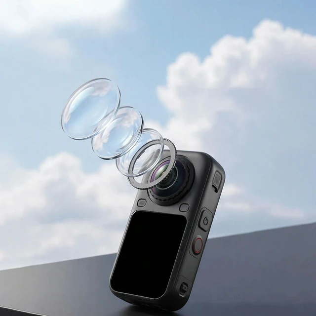 Alt view image 3 of 3 - For X6 PC Optical Lens Guard Clear Scratch-Proof Lightweight Snap-On Protector Accessory 2-Pack