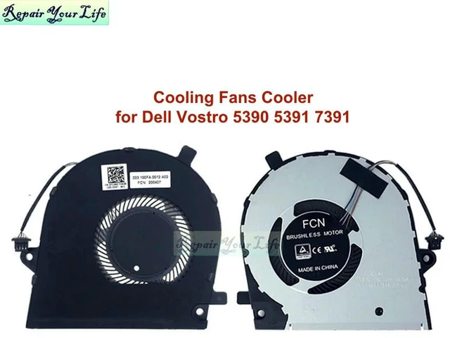 Main image of Computer Cooling Fans Cooler for Vostro 5390 5391 7391 Laptop Cooling CPU Fan CN-0TCV60 TCV60 DFS5K12214161J 023.100FA.0011