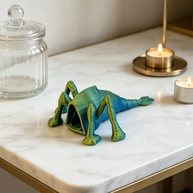 Alt view image 3 of 3 - 3D Printed Sea Eater Toy Model Toy Doll Sea Monster Action Figure Funny Ocean Monster Desk Buddy Unique Gift for Ocean Lovers