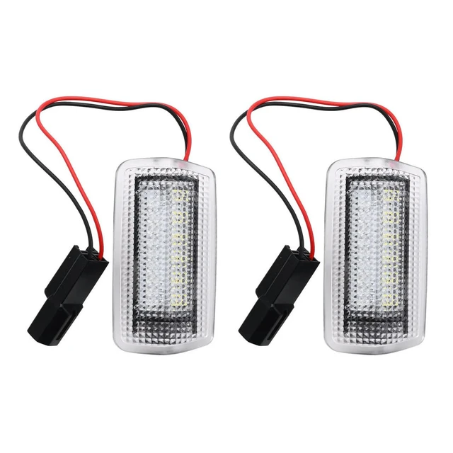 Alt view image 3 of 3 - 4X White Red Car Led Door Courtesy Light For Toyota Wish Prius Camry Alphard Isis Estima For Lexus Is250 Rx350